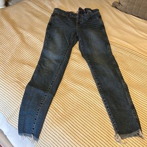Madewell 10” High Rise Jeans Button Up 27T GUC